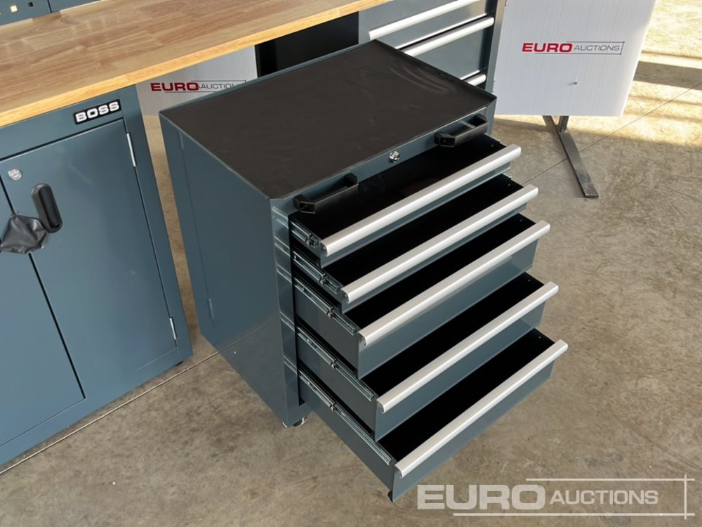 건설장비 Unused Boss 2.6m 9 Drawer, 5 Cabinet Tool Station : 사진 12 건설장비 Unused Boss 2.6m 9 Drawer, 5 Cabinet Tool Station : 사진 12