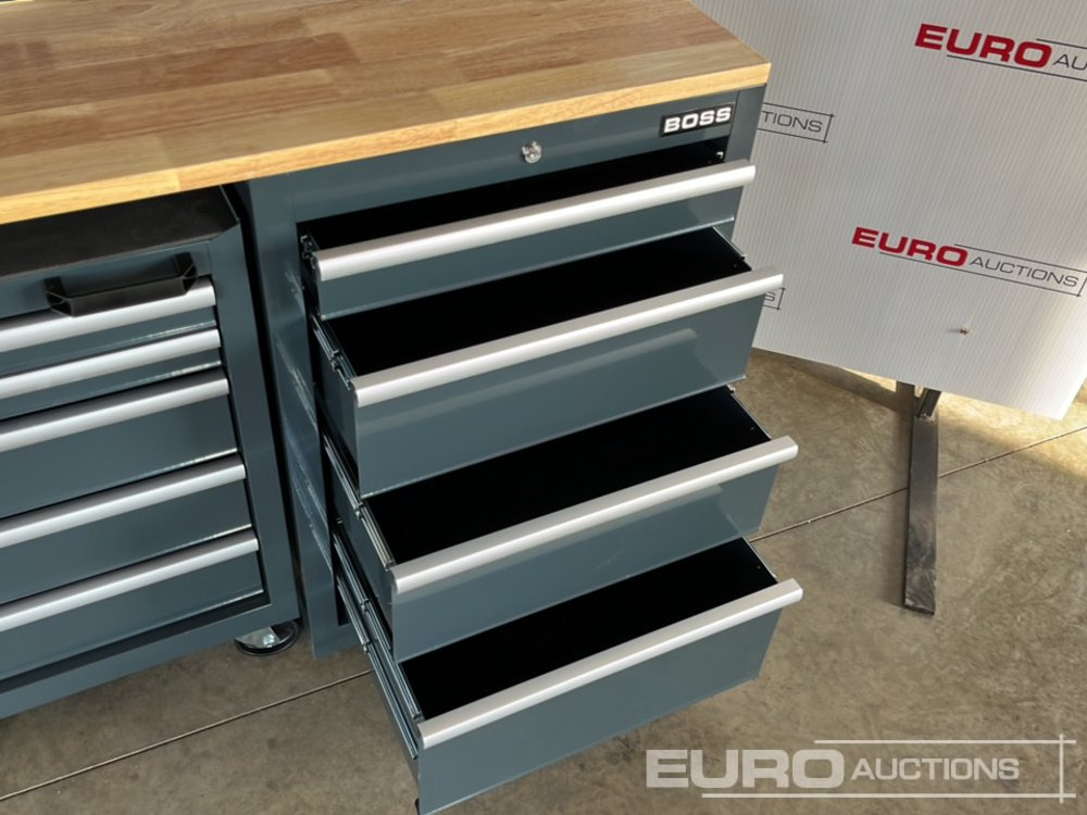 건설장비 Unused Boss 2.6m 9 Drawer, 5 Cabinet Tool Station : 사진 10 건설장비 Unused Boss 2.6m 9 Drawer, 5 Cabinet Tool Station : 사진 10