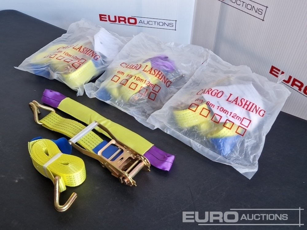 Unused Boss 4M x 50mm 5 Ton Ratchet Straps with Sling (4 of) - 작업장 장비 : 사진 3 Unused Boss 4M x 50mm 5 Ton Ratchet Straps with Sling (4 of) - 작업장 장비 : 사진 3