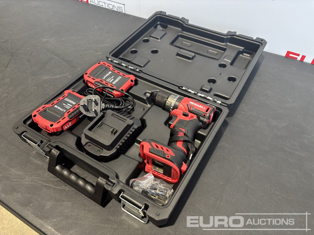 Unused CIW-338D 3/8" Brushless Drill, 2 x 2.0AH Battery with Charger (Makita Style with Impact Function) - 작업장 장비 : 사진 1 Unused CIW-338D 3/8" Brushless Drill, 2 x 2.0AH Battery with Charger (Makita Style with Impact Function) - 작업장 장비 : 사진 1