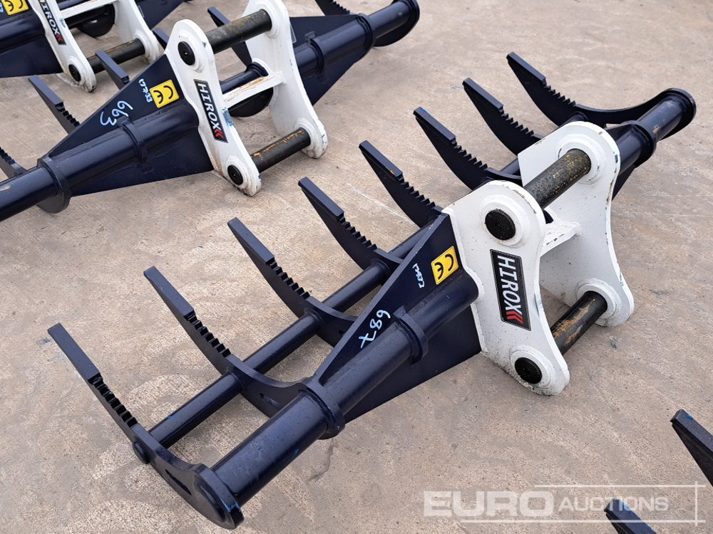 Unused Hirox 72" Rake 65mm Pin to suit 13 Ton Excavator - 버킷 : 사진 2 Unused Hirox 72" Rake 65mm Pin to suit 13 Ton Excavator - 버킷 : 사진 2