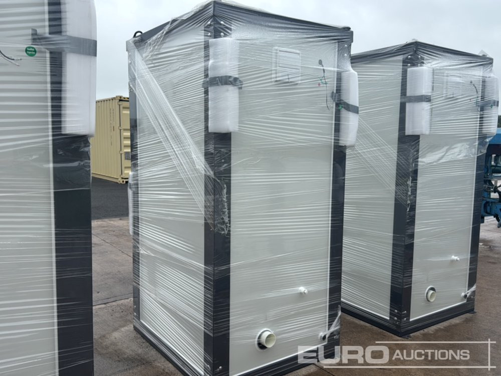 Unused Single Toilet Cubicle, One Toilet, Basin (Cannot Be Reconsigned) - 배송 컨테이너 : 사진 2 Unused Single Toilet Cubicle, One Toilet, Basin (Cannot Be Reconsigned) - 배송 컨테이너 : 사진 2
