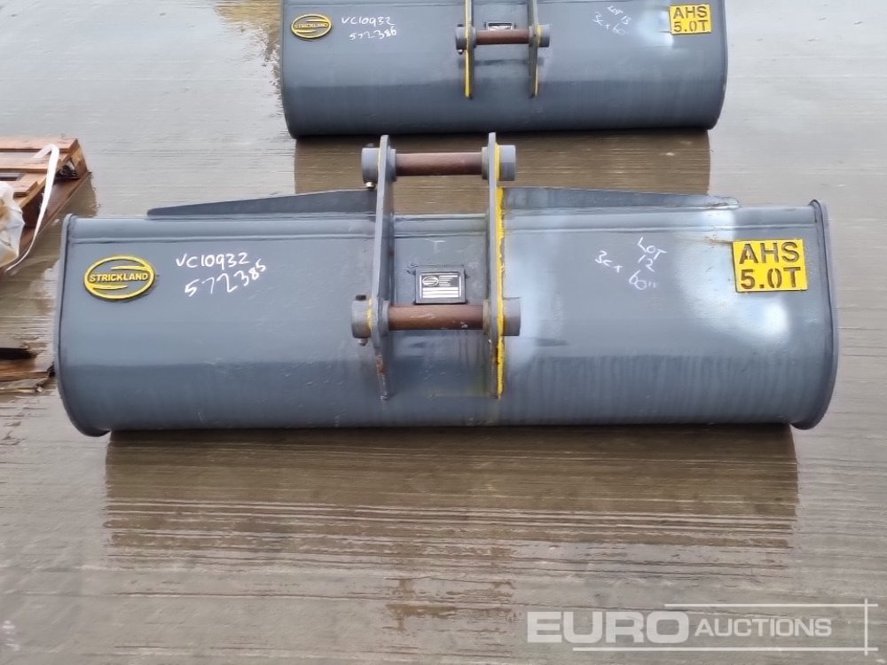 Unused Strickland 60" Ditching Bucket 45mm Pin to suit 4-6 Ton Excavator - 버킷 : 사진 4 Unused Strickland 60" Ditching Bucket 45mm Pin to suit 4-6 Ton Excavator - 버킷 : 사진 4