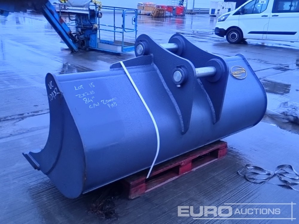 Unused Strickland 84" Ditching Bucket 80mm Pin to suit 20 Ton Excavator - 버킷 : 사진 3 Unused Strickland 84" Ditching Bucket 80mm Pin to suit 20 Ton Excavator - 버킷 : 사진 3