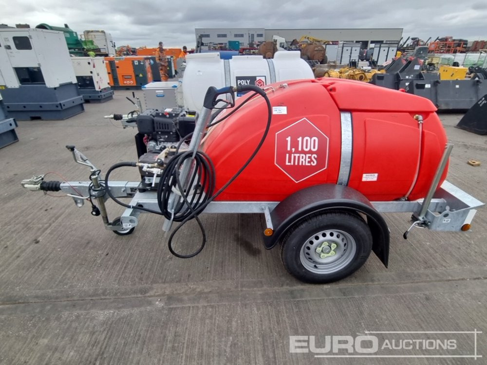 Unused Western Global Single Axle Plastic Water Bowser, Yanmar Pressure Washer - 압력 세척기 : 사진 2 Unused Western Global Single Axle Plastic Water Bowser, Yanmar Pressure Washer - 압력 세척기 : 사진 2