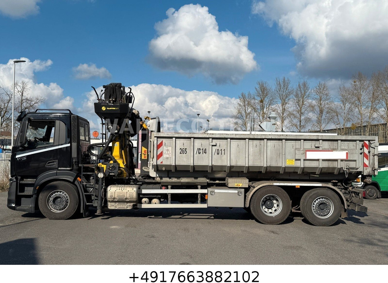 Iveco X Way 460/Abroll HYVA/KRAN TAYFUN/LENKACHSE - 후크 리프트 트럭 : 사진 2 Iveco X Way 460/Abroll HYVA/KRAN TAYFUN/LENKACHSE - 후크 리프트 트럭 : 사진 2