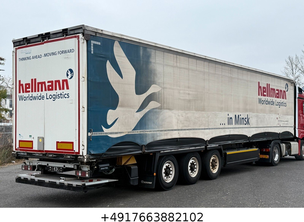 Krone EDSCHA/LIFTACHSE/RSAB/PALLAETTENKASTEN/LBW - 커튼사이더 세미 트레일러 : 사진 1 Krone EDSCHA/LIFTACHSE/RSAB/PALLAETTENKASTEN/LBW - 커튼사이더 세미 트레일러 : 사진 1