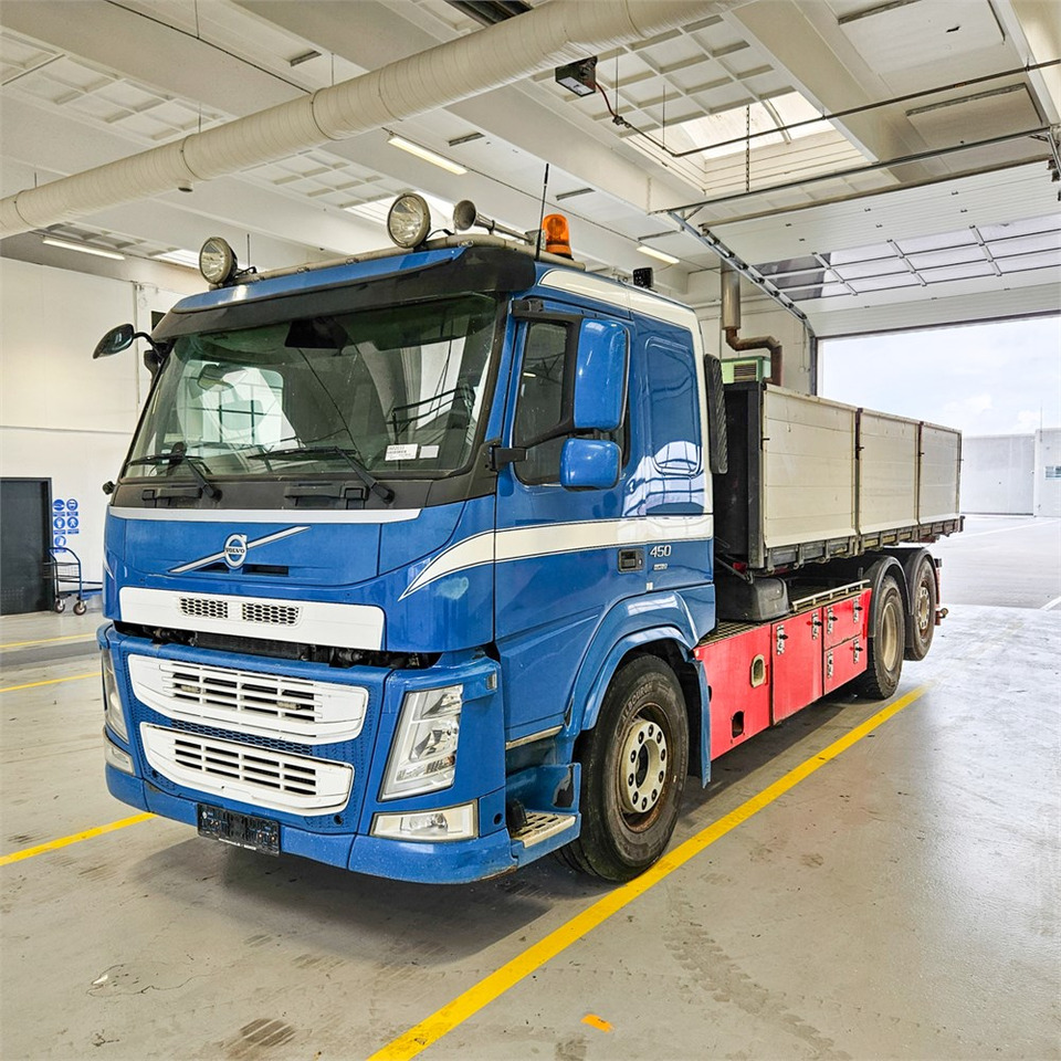Volvo FM450 - 드롭사이드/ 플랫베드 트럭 : 사진 1 Volvo FM450 - 드롭사이드/ 플랫베드 트럭 : 사진 1
