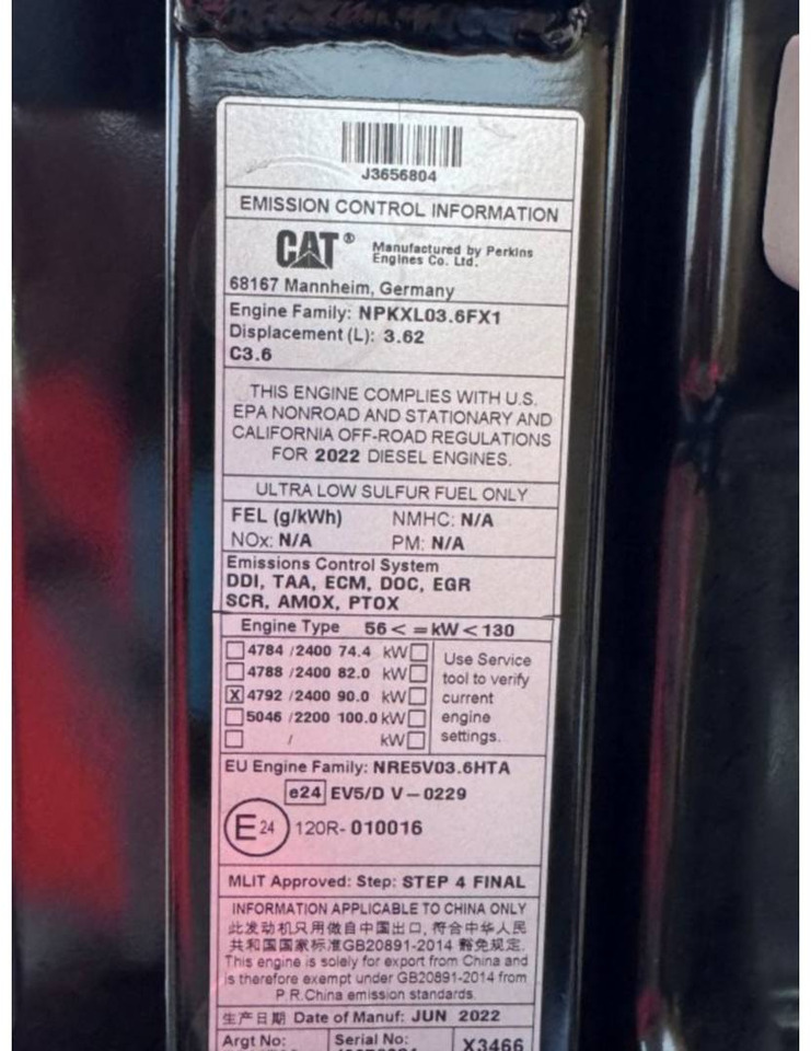 크롤러 굴삭기 CAT 315-07 : 사진 8