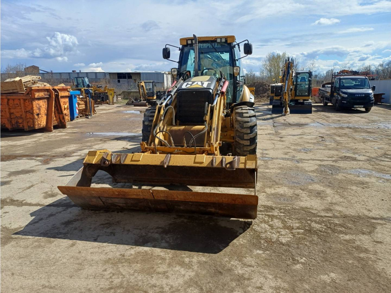 백호 로더 CAT 434E : 사진 11