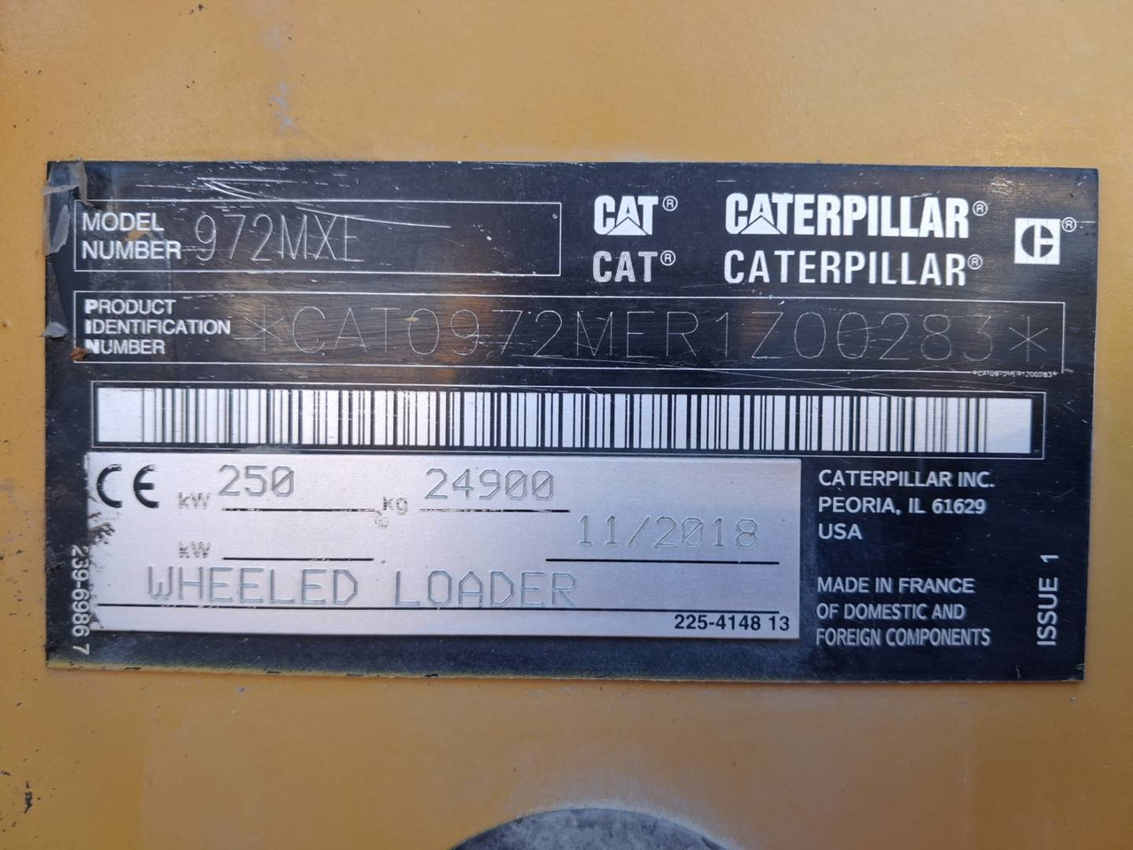 CAT 972M XE - 휠 로더 : 사진 5 CAT 972M XE - 휠 로더 : 사진 5