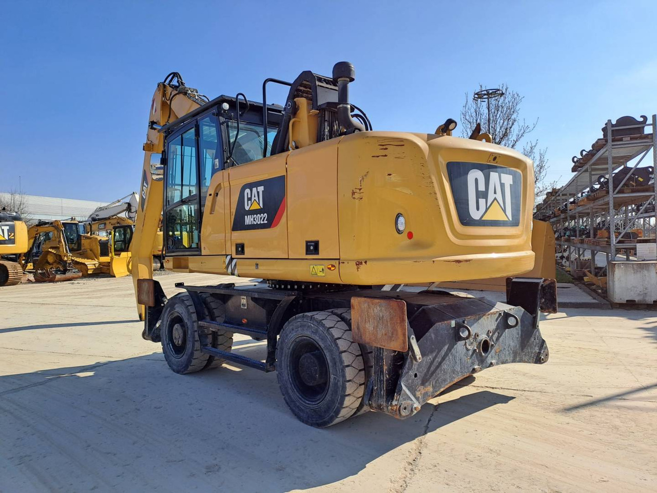 휠 굴삭기 CAT MH3022 : 사진 9