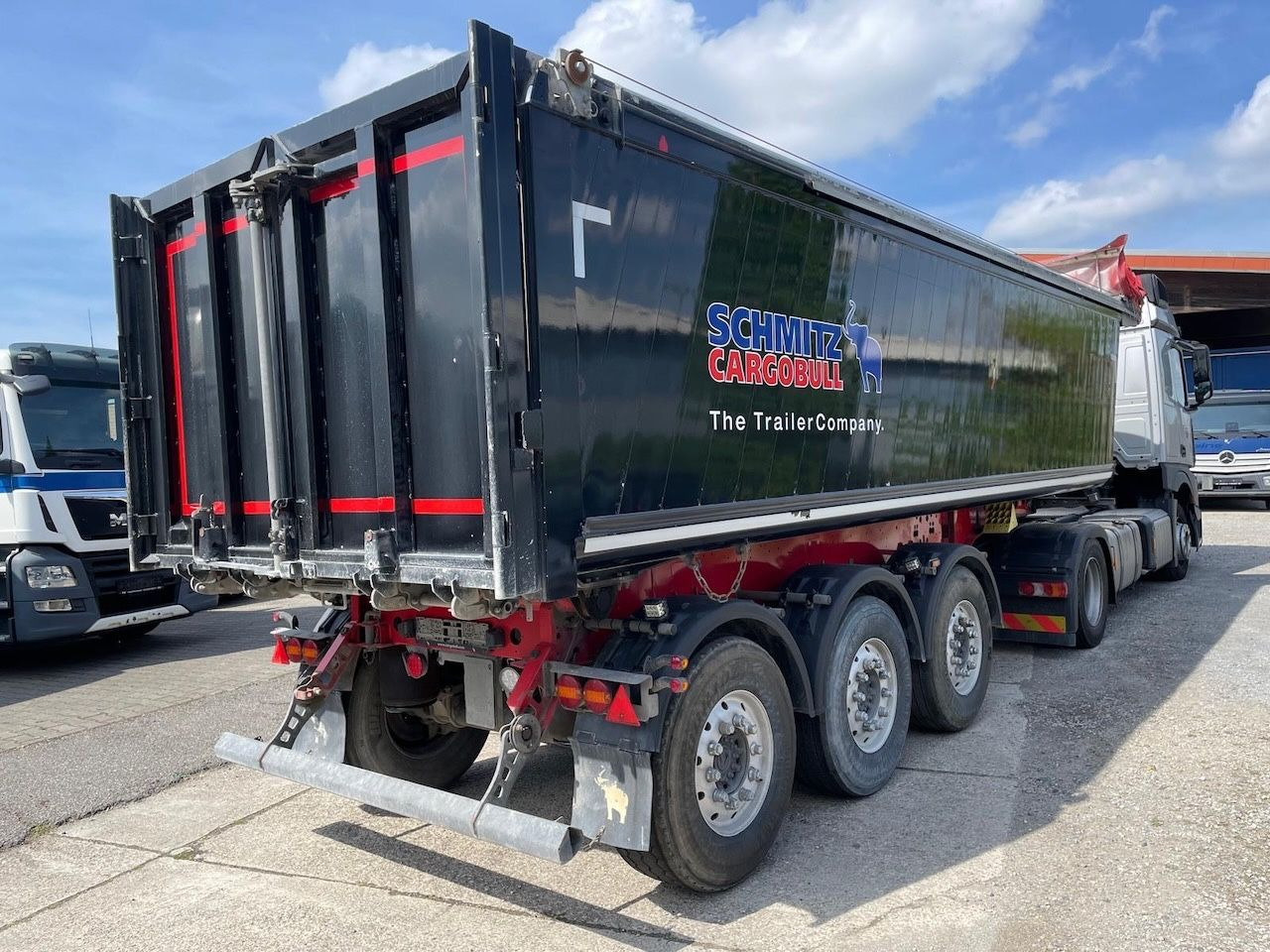 Schmitz Cargobull Alumulde, elektr. Cramaro, Kombiklappe 30m³ - 덤프 세미 트레일러 : 사진 5 Schmitz Cargobull Alumulde, elektr. Cramaro, Kombiklappe 30m³ - 덤프 세미 트레일러 : 사진 5