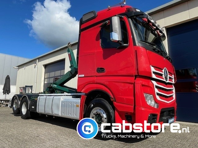 Mercedes-Benz ACTROS 2542 6x2 Euro 6 - HIAB-Multilift 26 Ton's Haakarmsysteem - Containerlift -Bouwjaar 2016 - Km 544.497 - 후크 리프트 트럭 : 사진 1 Mercedes-Benz ACTROS 2542 6x2 Euro 6 - HIAB-Multilift 26 Ton's Haakarmsysteem - Containerlift -Bouwjaar 2016 - Km 544.497 - 후크 리프트 트럭 : 사진 1