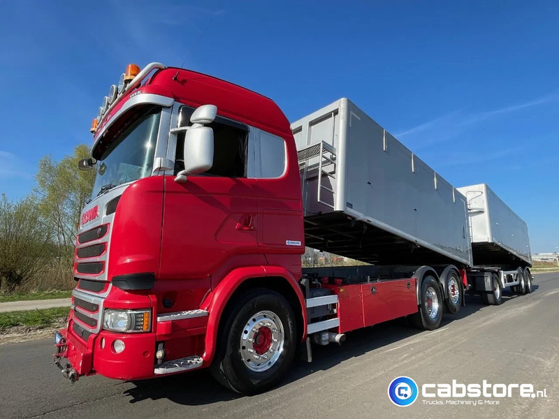Scania R450 LB6X2*4HNB Euro 6 - Year 2016 - RETARDER - ALUMINIUM kipper + FLOOR kipper aanhangwagen - Good Condition !! - 덤프트럭 : 사진 1 Scania R450 LB6X2*4HNB Euro 6 - Year 2016 - RETARDER - ALUMINIUM kipper + FLOOR kipper aanhangwagen - Good Condition !! - 덤프트럭 : 사진 1