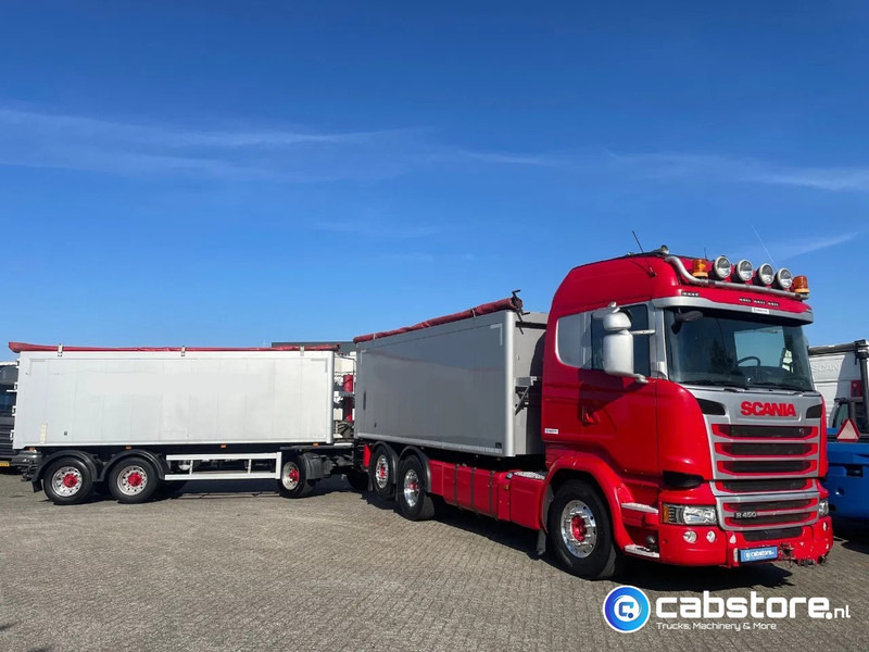 Scania R450 LB6X2*4HNB Euro 6 - Year 2016 - RETARDER - ALUMINIUM kipper + FLOOR kipper aanhangwagen - Good Condition !! - 덤프트럭 : 사진 4 Scania R450 LB6X2*4HNB Euro 6 - Year 2016 - RETARDER - ALUMINIUM kipper + FLOOR kipper aanhangwagen - Good Condition !! - 덤프트럭 : 사진 4