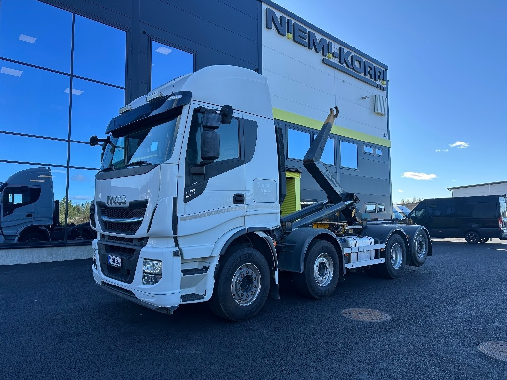 Iveco X-Way AS35S560 8x2 - 후크 리프트 트럭 : 사진 1 Iveco X-Way AS35S560 8x2 - 후크 리프트 트럭 : 사진 1