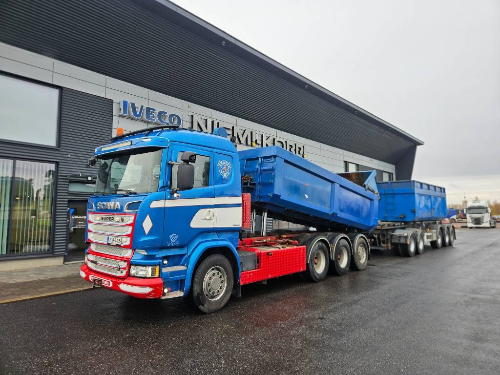 Scania R730 76tn kasettiyhdistelmä - 덤프트럭 : 사진 1 Scania R730 76tn kasettiyhdistelmä - 덤프트럭 : 사진 1