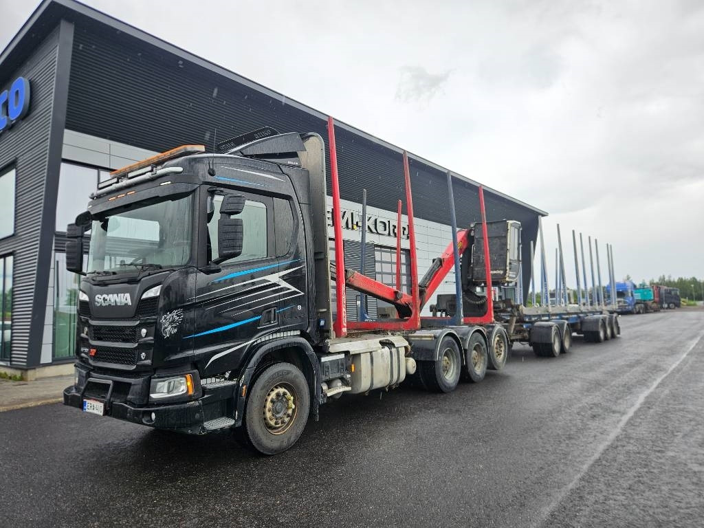 Scania R730 8x4 koko yhdistelmä - 목재 트럭 : 사진 1 Scania R730 8x4 koko yhdistelmä - 목재 트럭 : 사진 1