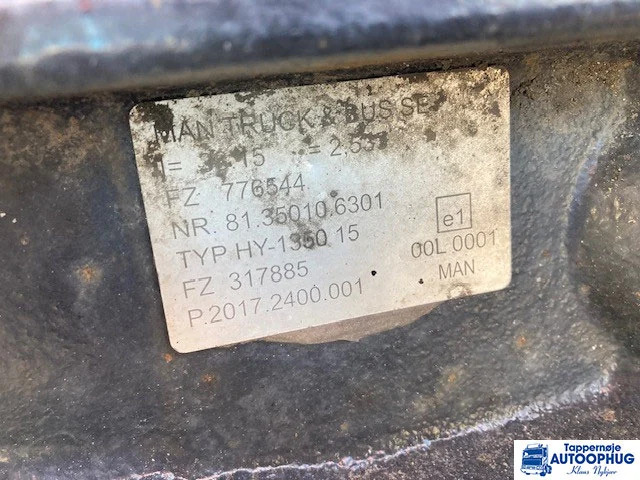 MAN HY1350 – 2.53 – MAN 81.35010-6301 - 차동기어 트럭 용 : 사진 3 MAN HY1350 – 2.53 – MAN 81.35010-6301 - 차동기어 트럭 용 : 사진 3