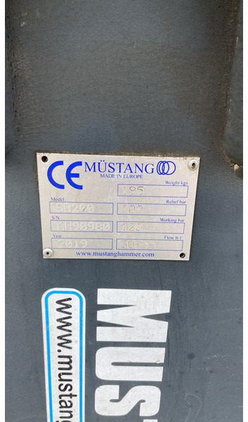 Mustang SB 200 - 유압 해머 건설기계 용 : 사진 5 Mustang SB 200 - 유압 해머 건설기계 용 : 사진 5
