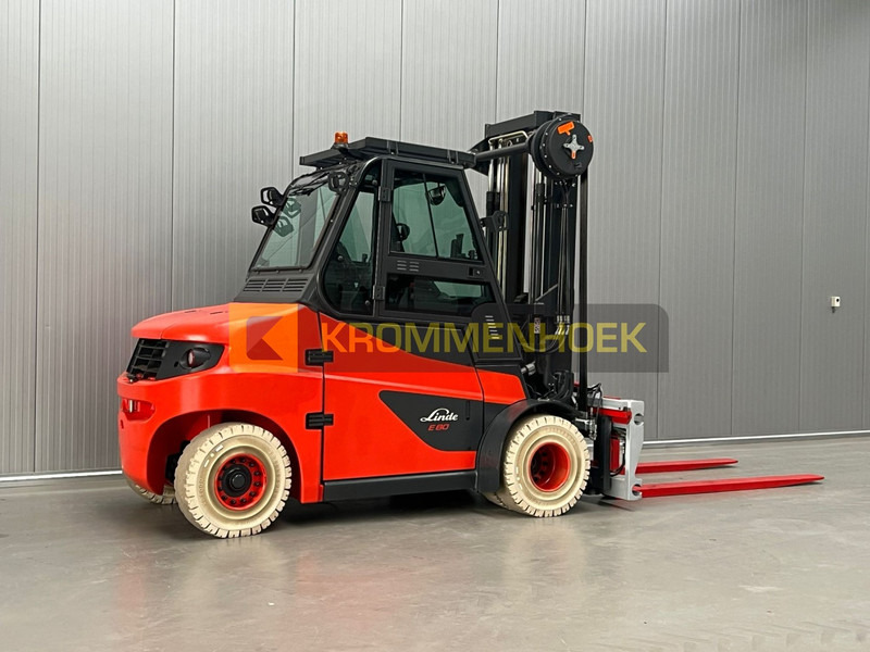 Linde E 80-900 - 전기 지게차 : 사진 4 Linde E 80-900 - 전기 지게차 : 사진 4