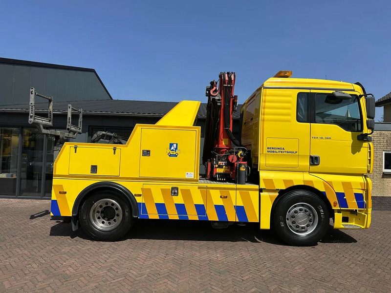 MAN TGA 18.360 Takelwagen Palfinger Kraan Falkom Brill - 견인 트럭 : 사진 5 MAN TGA 18.360 Takelwagen Palfinger Kraan Falkom Brill - 견인 트럭 : 사진 5