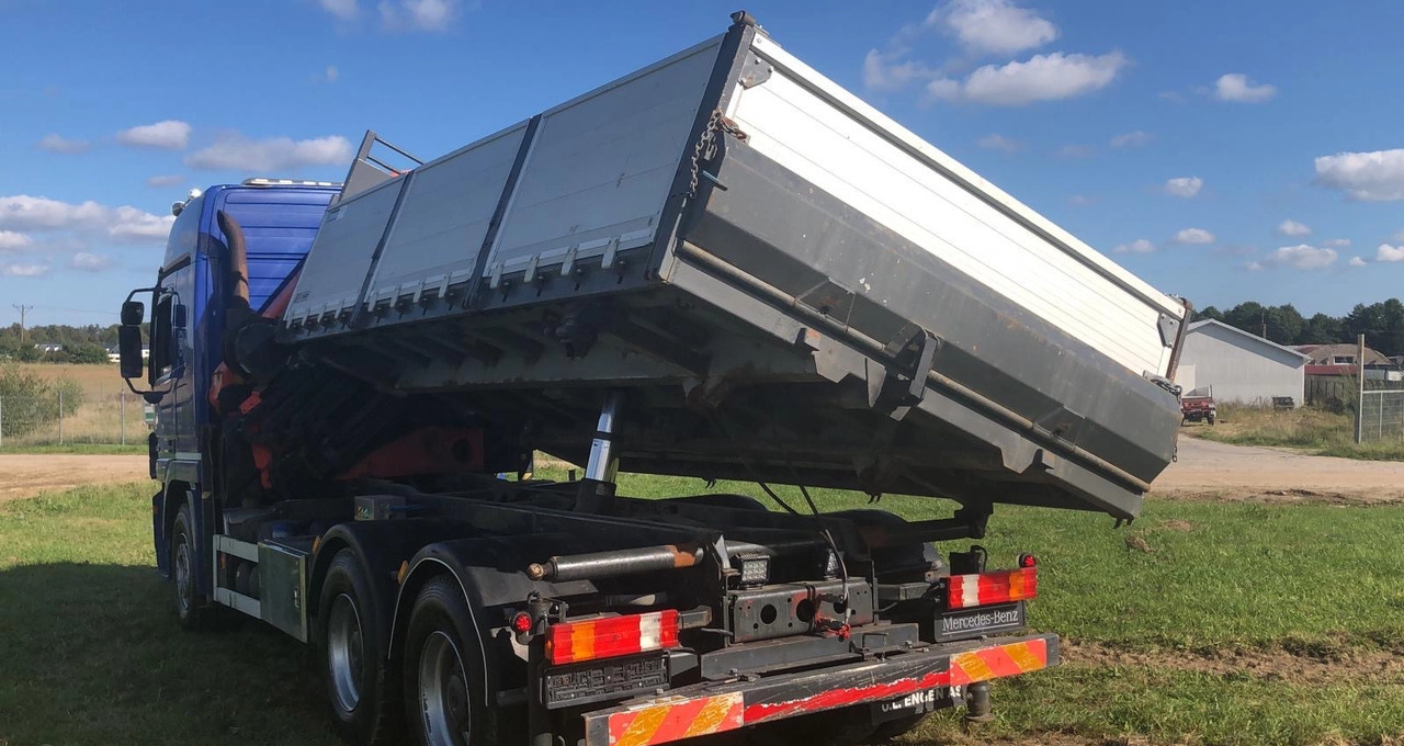 크레인 트럭 MERCEDES-BENZ ACTROS PALFINGER 29TON/M ENERGETYKA!! 6x6 6x4 : 사진 8