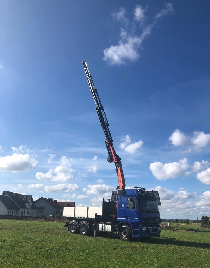 크레인 트럭 MERCEDES-BENZ ACTROS PALFINGER 29TON/M ENERGETYKA!! 6x6 6x4 : 사진 24