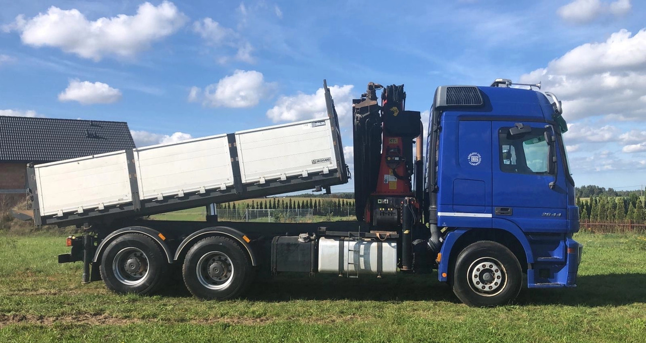 크레인 트럭 MERCEDES-BENZ ACTROS PALFINGER 29TON/M ENERGETYKA!! 6x6 6x4 : 사진 39
