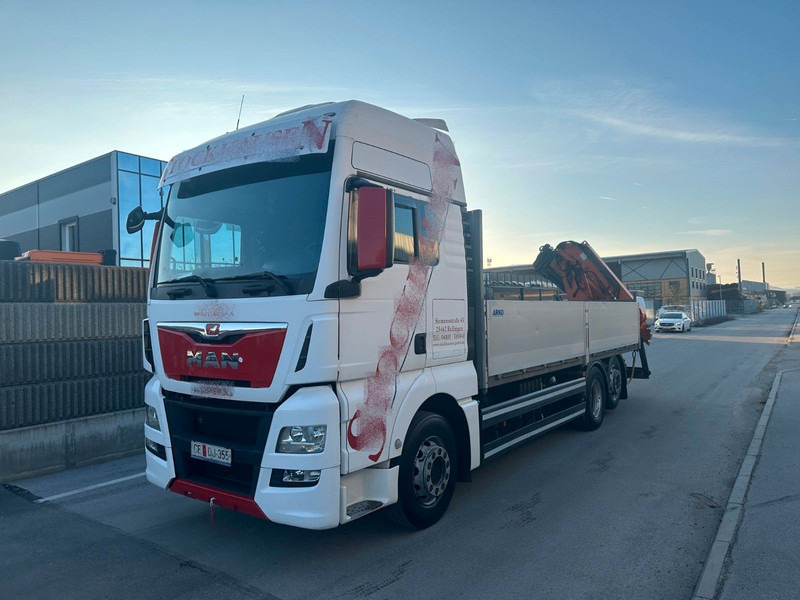 MAN TGX 26.440 - 드롭사이드/ 플랫베드 트럭, 크레인 트럭 : 사진 2 MAN TGX 26.440 - 드롭사이드/ 플랫베드 트럭, 크레인 트럭 : 사진 2