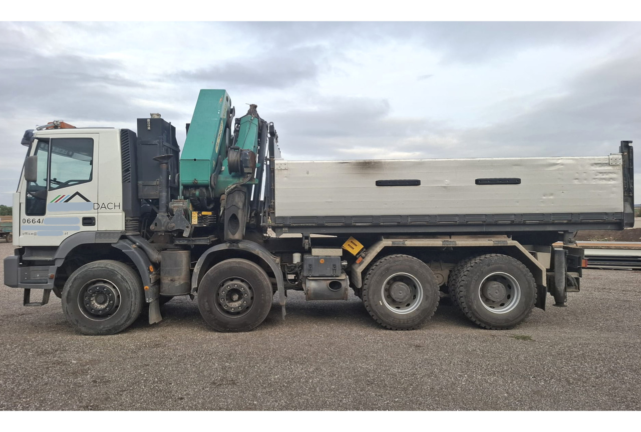 IVECO 480 EUROTRAKKER 8x4/TÜV/Palfinger PK 44002 G/MEILLER - 덤프트럭, 크레인 트럭 : 사진 1 IVECO 480 EUROTRAKKER 8x4/TÜV/Palfinger PK 44002 G/MEILLER - 덤프트럭, 크레인 트럭 : 사진 1