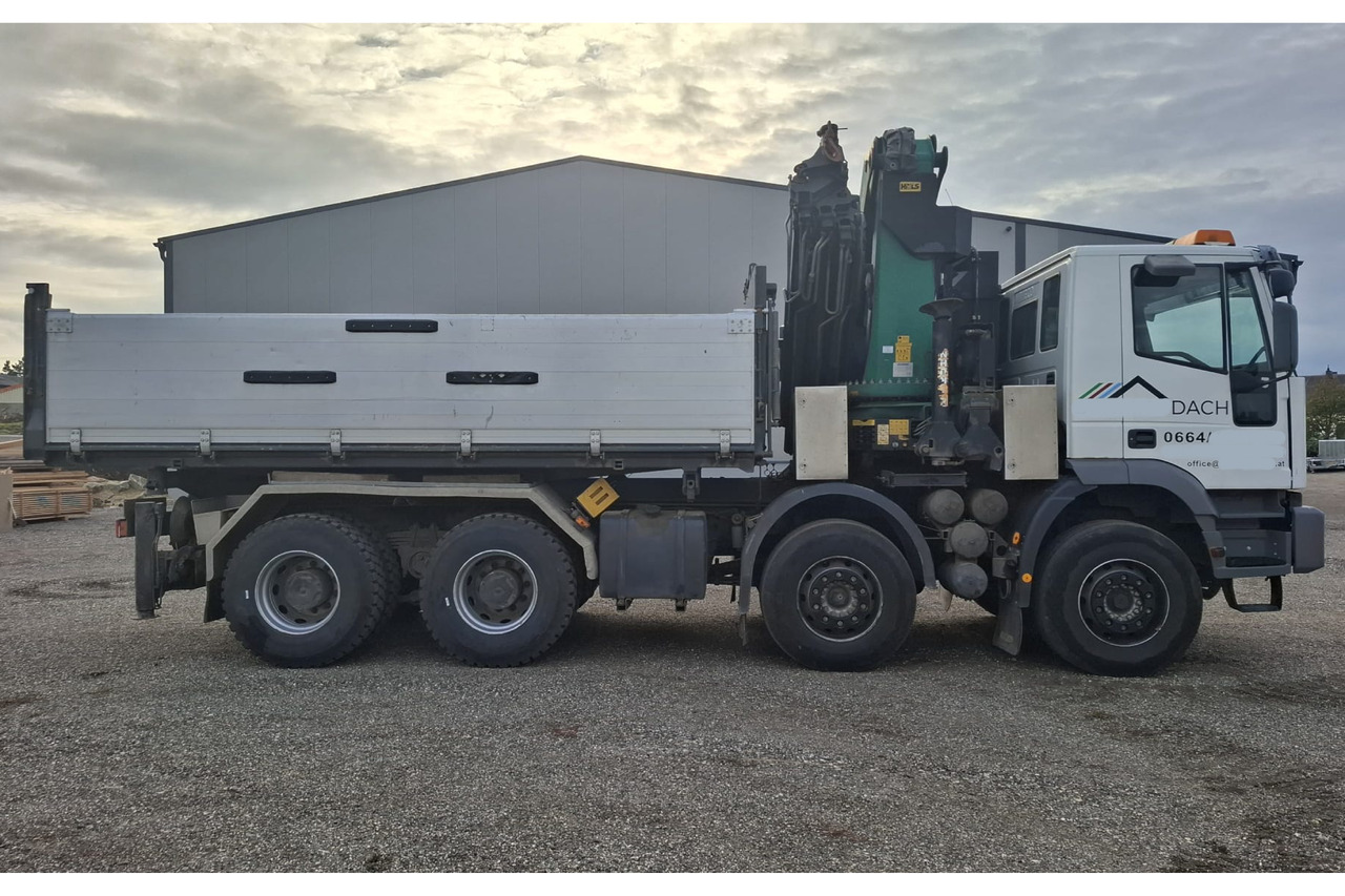 IVECO 480 EUROTRAKKER 8x4/TÜV/Palfinger PK 44002 G/MEILLER - 덤프트럭, 크레인 트럭 : 사진 2 IVECO 480 EUROTRAKKER 8x4/TÜV/Palfinger PK 44002 G/MEILLER - 덤프트럭, 크레인 트럭 : 사진 2