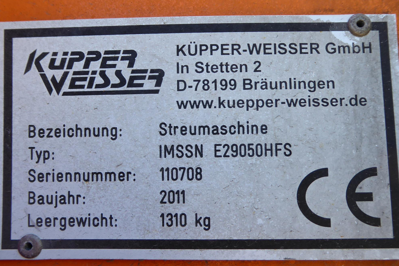 KÜPPER-WEISSSER/GMEINER/BUCHER Feuchtsalzstreuer Salzstreuer Streuer auf Abrollgestell - 모래/ 소금 살포기 후크 리프트 트럭 용 : 사진 5 KÜPPER-WEISSSER/GMEINER/BUCHER Feuchtsalzstreuer Salzstreuer Streuer auf Abrollgestell - 모래/ 소금 살포기 후크 리프트 트럭 용 : 사진 5