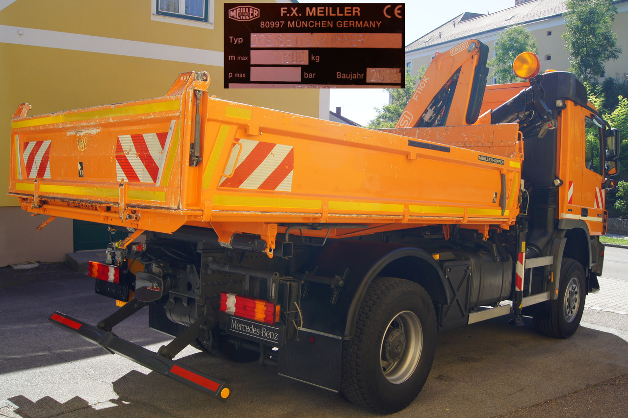 MERCEDES-BENZ ACTROS 1836 /4x4/TÜV/FASSI 110/MEILLER/Winterdienst/Wechselsystem - 제설차량 : 사진 4 MERCEDES-BENZ ACTROS 1836 /4x4/TÜV/FASSI 110/MEILLER/Winterdienst/Wechselsystem - 제설차량 : 사진 4