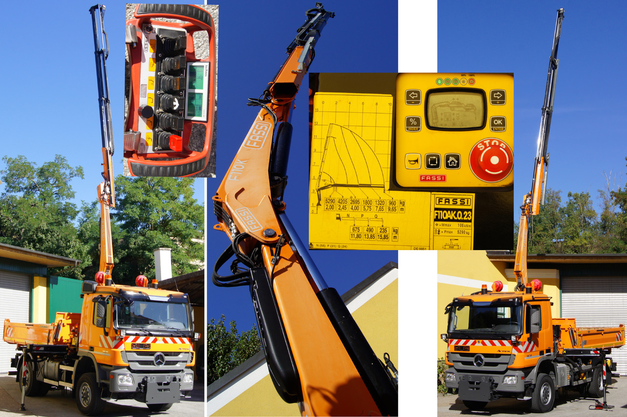 제설차량 MERCEDES-BENZ ACTROS 1836 /4x4/TÜV/FASSI 110/MEILLER/Winterdienst/Wechselsystem : 사진 12