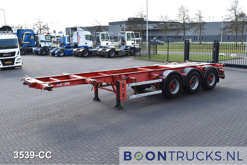 Burg BPO 12-27 CCXGX-00 TANK CHASSIS | 20-30ft * 3800 Kg * NL TRAILER - 컨테이너 운반 장치/ 스와프 보디 세미 트레일러 : 사진 5 Burg BPO 12-27 CCXGX-00 TANK CHASSIS | 20-30ft * 3800 Kg * NL TRAILER - 컨테이너 운반 장치/ 스와프 보디 세미 트레일러 : 사진 5