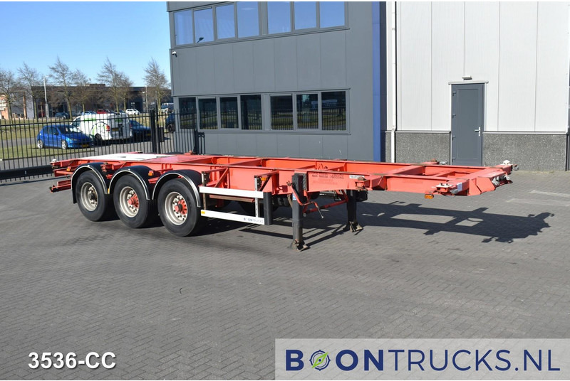 Burg BPO 12 27CDM12 TANK CHASSIS | 20-30ft * 3800 Kg * NL TRAILER - 컨테이너 운반 장치/ 스와프 보디 세미 트레일러 : 사진 4 Burg BPO 12 27CDM12 TANK CHASSIS | 20-30ft * 3800 Kg * NL TRAILER - 컨테이너 운반 장치/ 스와프 보디 세미 트레일러 : 사진 4