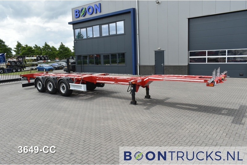 D-Tec FLEXITRAILER | 2x20-30-40-45ft HC * 2x LIFT AXLE * 2x EXTENDABLE * DISC BRAKES - 컨테이너 운반 장치/ 스와프 보디 세미 트레일러 : 사진 4 D-Tec FLEXITRAILER | 2x20-30-40-45ft HC * 2x LIFT AXLE * 2x EXTENDABLE * DISC BRAKES - 컨테이너 운반 장치/ 스와프 보디 세미 트레일러 : 사진 4