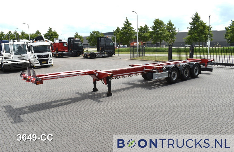 D-Tec FLEXITRAILER | 2x20-30-40-45ft HC * 2x LIFT AXLE * 2x EXTENDABLE * DISC BRAKES - 컨테이너 운반 장치/ 스와프 보디 세미 트레일러 : 사진 5 D-Tec FLEXITRAILER | 2x20-30-40-45ft HC * 2x LIFT AXLE * 2x EXTENDABLE * DISC BRAKES - 컨테이너 운반 장치/ 스와프 보디 세미 트레일러 : 사진 5