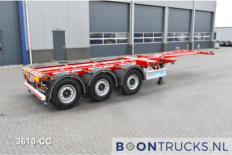D-Tec FLEXITRAILER | 2x20-30-40-45ft HC * 2x LIFT AXLE * 2x EXTENDABLE * DISC BRAKES - 컨테이너 운반 장치/ 스와프 보디 세미 트레일러 : 사진 1 D-Tec FLEXITRAILER | 2x20-30-40-45ft HC * 2x LIFT AXLE * 2x EXTENDABLE * DISC BRAKES - 컨테이너 운반 장치/ 스와프 보디 세미 트레일러 : 사진 1