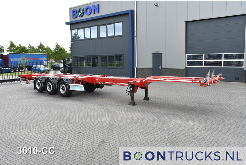 D-Tec FLEXITRAILER | 2x20-30-40-45ft HC * 2x LIFT AXLE * 2x EXTENDABLE * DISC BRAKES - 컨테이너 운반 장치/ 스와프 보디 세미 트레일러 : 사진 4 D-Tec FLEXITRAILER | 2x20-30-40-45ft HC * 2x LIFT AXLE * 2x EXTENDABLE * DISC BRAKES - 컨테이너 운반 장치/ 스와프 보디 세미 트레일러 : 사진 4