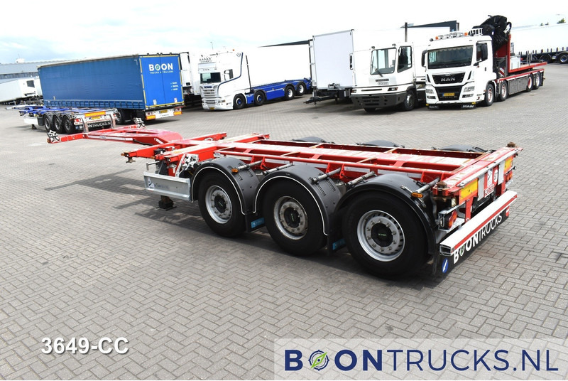 D-Tec FLEXITRAILER | 2x20-30-40-45ft HC * 2x LIFT AXLE * 2x EXTENDABLE * DISC BRAKES - 컨테이너 운반 장치/ 스와프 보디 세미 트레일러 : 사진 3 D-Tec FLEXITRAILER | 2x20-30-40-45ft HC * 2x LIFT AXLE * 2x EXTENDABLE * DISC BRAKES - 컨테이너 운반 장치/ 스와프 보디 세미 트레일러 : 사진 3