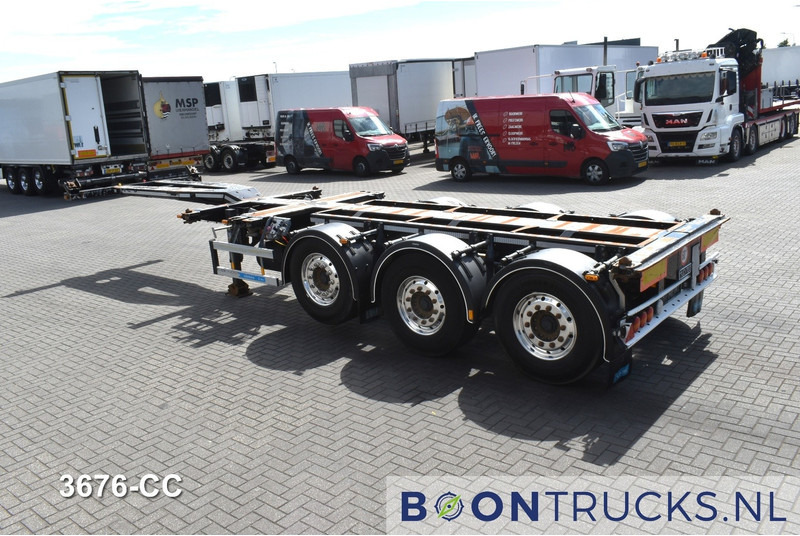 D-Tec FLEXITRAILER | 2x20-30-40-45ft HC * MB / DISC * ALCOA * 2x EXTENDABLE - 컨테이너 운반 장치/ 스와프 보디 세미 트레일러 : 사진 3 D-Tec FLEXITRAILER | 2x20-30-40-45ft HC * MB / DISC * ALCOA * 2x EXTENDABLE - 컨테이너 운반 장치/ 스와프 보디 세미 트레일러 : 사진 3