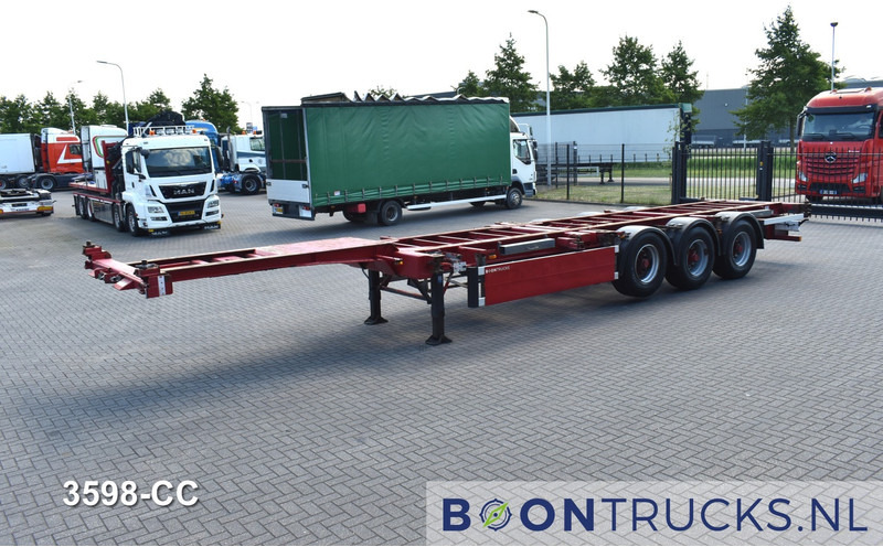 Groenewegen 40CC-12-27TUN | 2x20-30-40ft HC * LIFT AXLE * NL TRAILER - 컨테이너 운반 장치/ 스와프 보디 세미 트레일러 : 사진 4 Groenewegen 40CC-12-27TUN | 2x20-30-40ft HC * LIFT AXLE * NL TRAILER - 컨테이너 운반 장치/ 스와프 보디 세미 트레일러 : 사진 4
