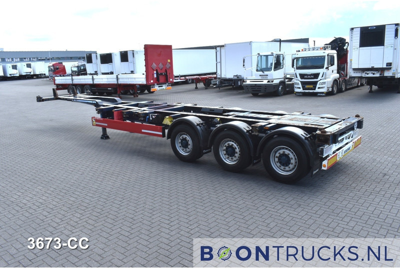 Krone SD BOX LINER | 2x20-40-45ft HC * LIFT AXLE * BPW/DISC * EXTENDABLE REAR * 10x AVAILABLE - 컨테이너 운반 장치/ 스와프 보디 세미 트레일러 : 사진 3 Krone SD BOX LINER | 2x20-40-45ft HC * LIFT AXLE * BPW/DISC * EXTENDABLE REAR * 10x AVAILABLE - 컨테이너 운반 장치/ 스와프 보디 세미 트레일러 : 사진 3