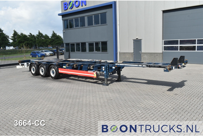Krone SD BOX LINER | 2x20-40-45ft HC * LIFT AXLE * BPW/DISC * EXTENDABLE REAR * 9x AVAILABLE - 컨테이너 운반 장치/ 스와프 보디 세미 트레일러 : 사진 4 Krone SD BOX LINER | 2x20-40-45ft HC * LIFT AXLE * BPW/DISC * EXTENDABLE REAR * 9x AVAILABLE - 컨테이너 운반 장치/ 스와프 보디 세미 트레일러 : 사진 4