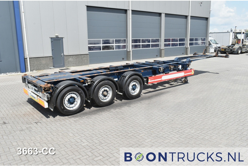 Krone SD BOX LINER | 2x20-40-45ft HC * LIFTACHSE * BPW/SCHEIBE * HECKSCHIEBER * 9x VERFÜGBAR - 컨테이너 운반 장치/ 스와프 보디 세미 트레일러 : 사진 1 Krone SD BOX LINER | 2x20-40-45ft HC * LIFTACHSE * BPW/SCHEIBE * HECKSCHIEBER * 9x VERFÜGBAR - 컨테이너 운반 장치/ 스와프 보디 세미 트레일러 : 사진 1