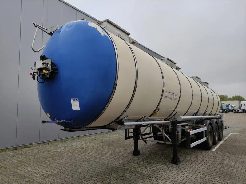 Feldbinder 33500 liter 3 kamer tankoplegger met Unibloc electric pomp - 유조 세미 트레일러 : 사진 1 Feldbinder 33500 liter 3 kamer tankoplegger met Unibloc electric pomp - 유조 세미 트레일러 : 사진 1