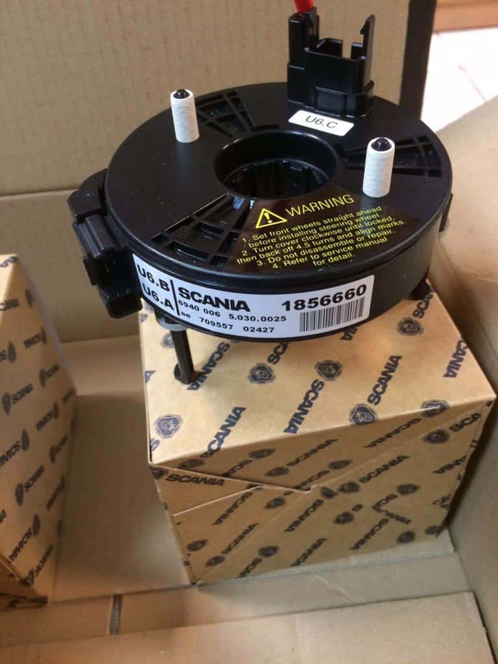 SCANIA STEERING CLOCK - 1856660 - 운전실 및 내부 트럭 용 : 사진 1 SCANIA STEERING CLOCK - 1856660 - 운전실 및 내부 트럭 용 : 사진 1